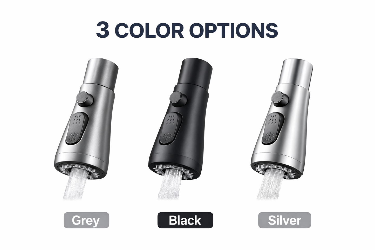 Universal 360° Rotate Kitchen Faucet Extender Aerator Plastic Splash Filter Kitchen Washbasin Faucet Bubbler Nozzle Aerator