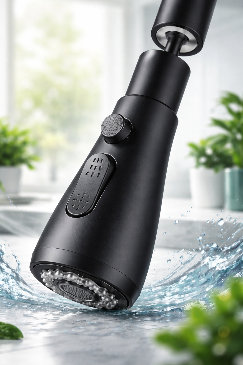 Universal 360° Rotate Kitchen Faucet Extender Aerator Plastic Splash Filter Kitchen Washbasin Faucet Bubbler Nozzle Aerator